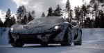 McLaren P1 hits up a frozen lake for cold-weather testing
