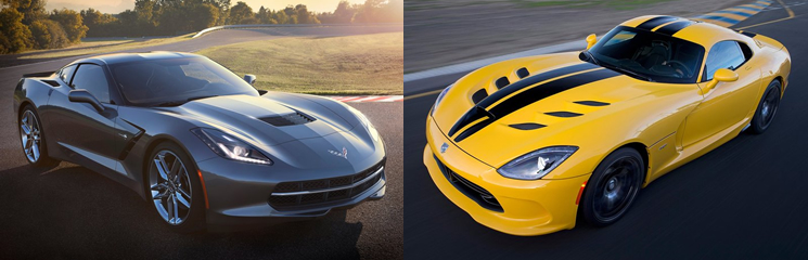 Chevroelt Corvette Stingray vs SRT Viper