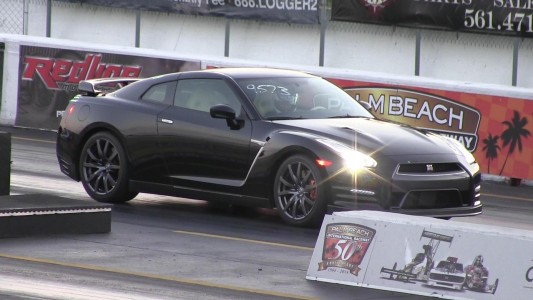 2015 Nissan GT-R at the Dragstrip